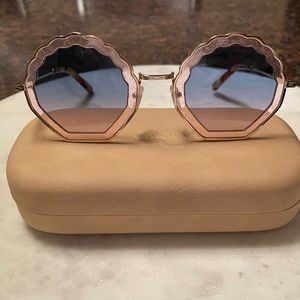 Chloe Geometric sunglasses.